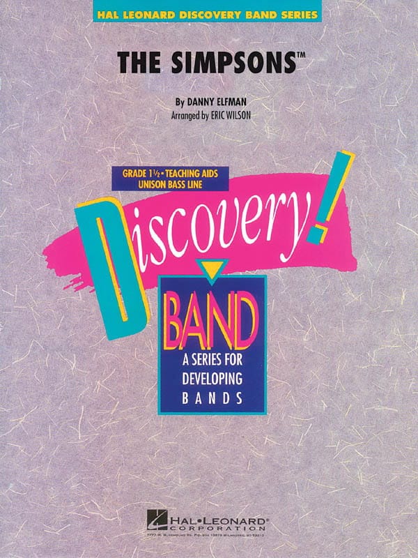 The Simpsons - Danny Elfman - Partition - ENSEMBLES, BANDS