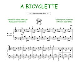 A Bicyclette Francis Lai Partition Chanson française