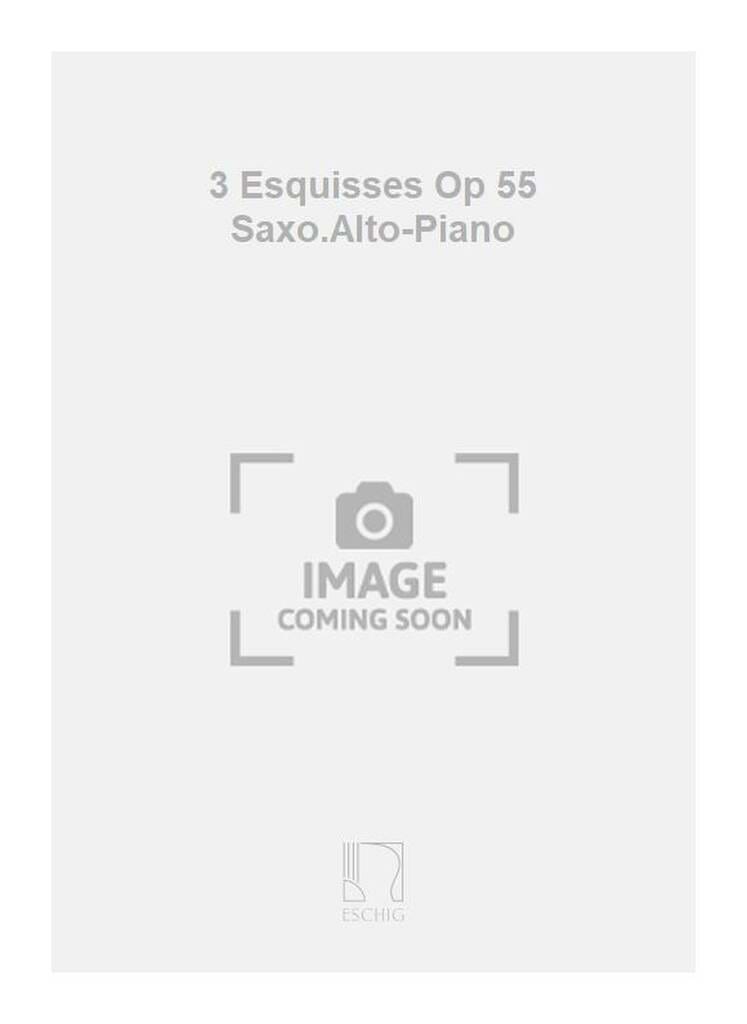 Trois Esquisses Henri Martelli Partition Saxophone