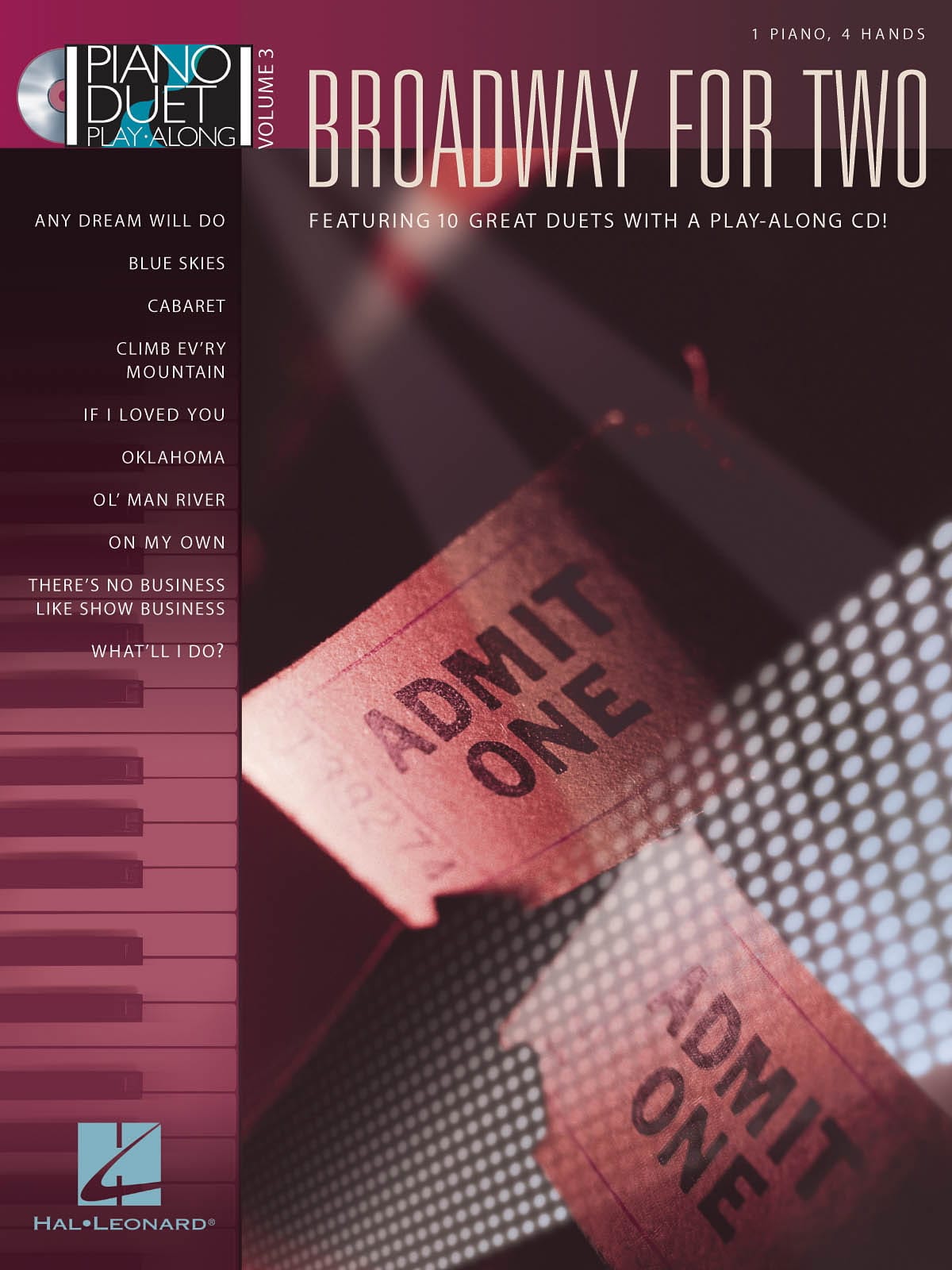 Piano Duet Play-Along Volume 3 - Broadway for Two - Partition