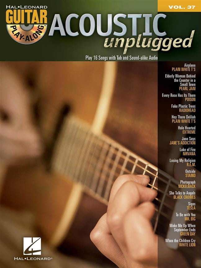 Guitar Play-Along Volume 37 - Acoustic Metal Partition Guitare
