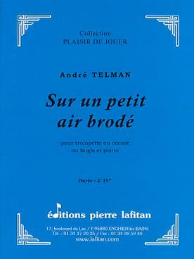 Sur un petit air brodé André Telman Partition Trompette