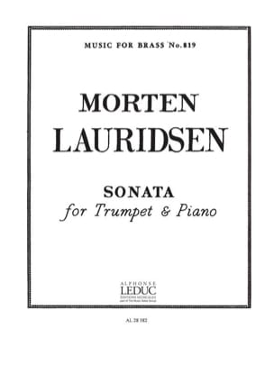 Sonata Morten Lauridsen Partition Trompette