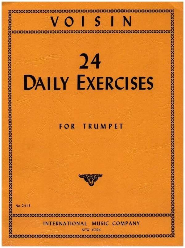 24 Daily Exercises For Trumpet Roger Voisin Partition Trompette