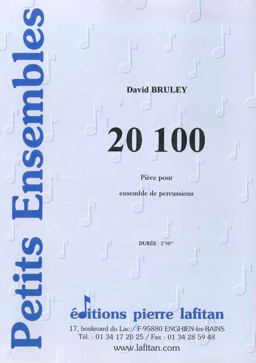 20 100 David Bruley Partition Multi Percussions