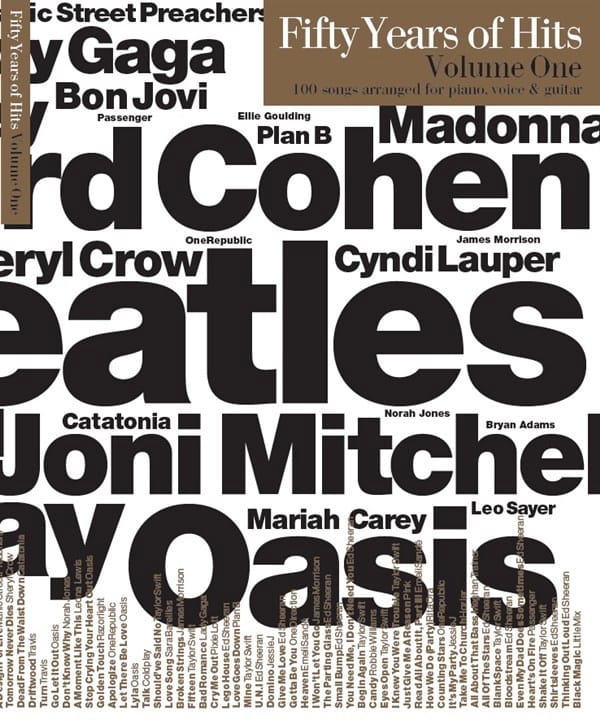 Fifty Years Of Hits - Volume One Partition Pop / Rock