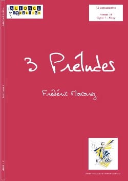 3 Préludes Frédéric Macarez Partition Ensemble de percussions