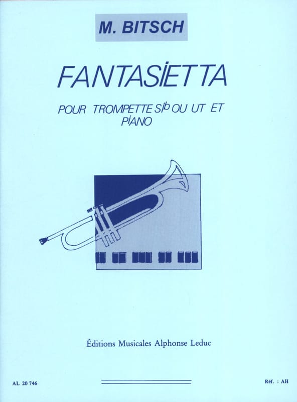 Fantasietta Marcel Bitsch Partition Trompette