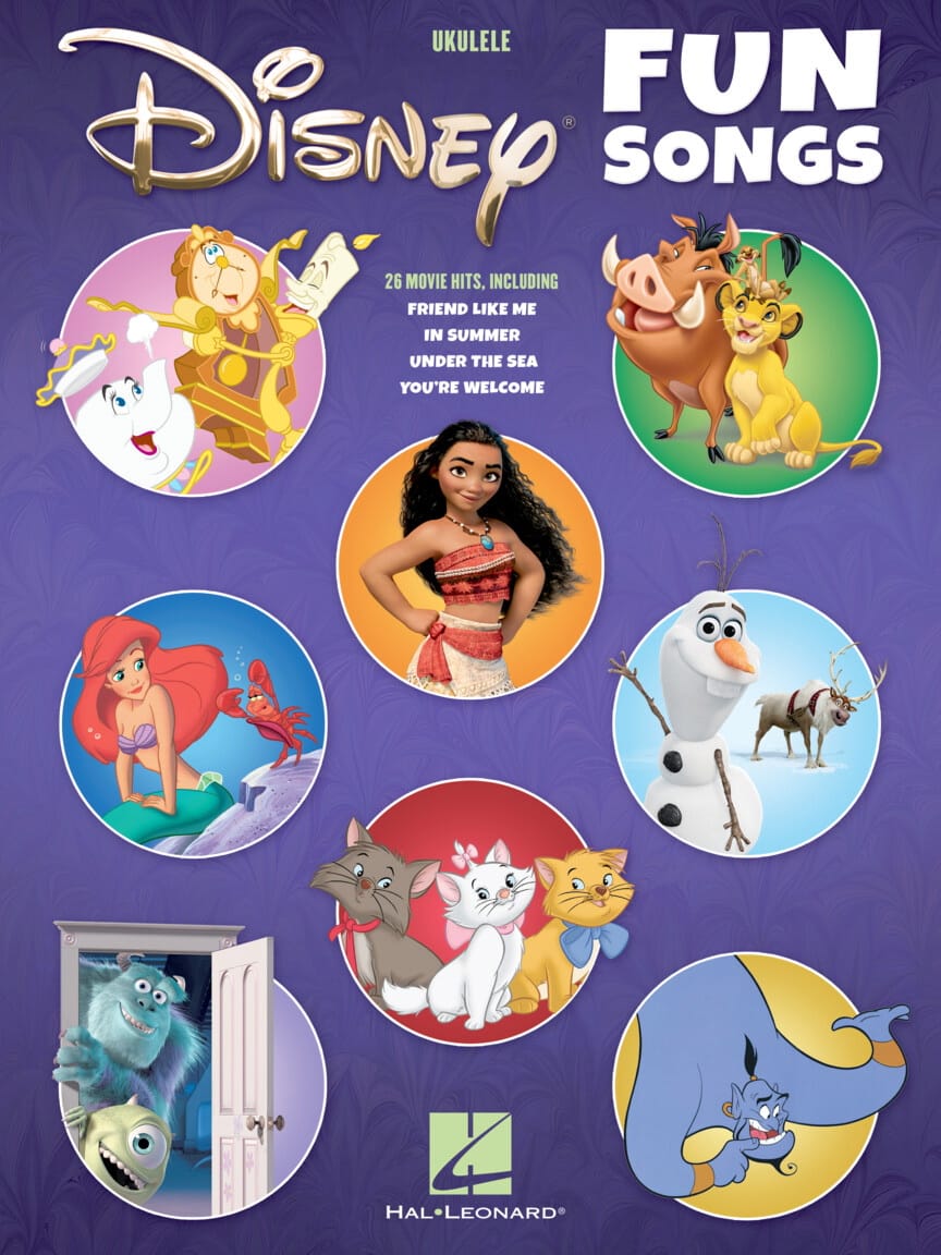 Disney Fun Songs for Ukulele DISNEY Partition Musique de film