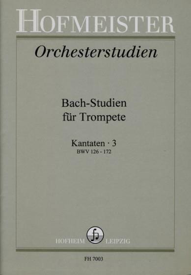 Bach-Studien Für Trompete - Kantaten 3 Partition Trompette