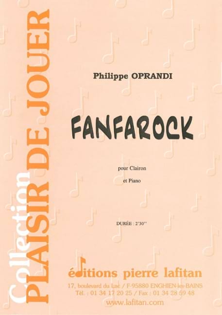 Fanfarock Philippe Oprandi Partition Trompette