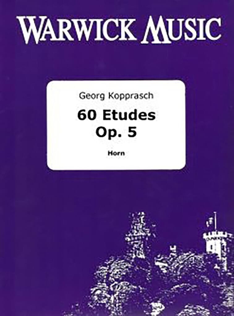 60 études op. 5 Georg Kopprasch Partition Cor