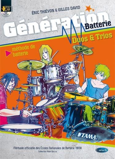 Génération Batterie - Duos et Trios Eric Thiévon Partition Batterie