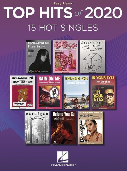 Top Hits of 2020 - Easy Piano Partition Pop / Rock
