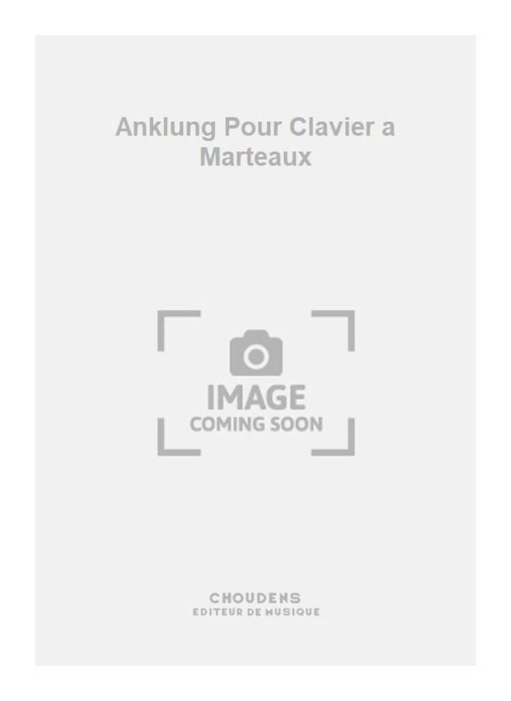 Anklung Patrice Sciortino Partition Xylophone