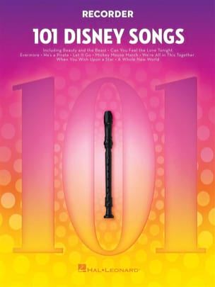 101 Disney Songs - Flûte à Bec DISNEY Partition Flûte à bec