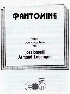 Pantomine - LASSAGNE BASELLI Partition
