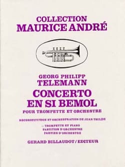 Concerto En Sib TELEMANN Partition Trompette