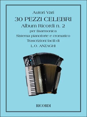30 Pezzi Celebri Per Fisarmonica - Vol 2 Partition Accordéon