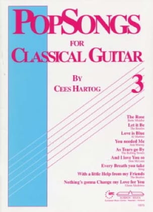 Pop-Songs For Classical Guitar 3 Cees Hartog Partition Guitare
