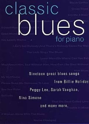 Classic Blues For Piano Partition Jazz