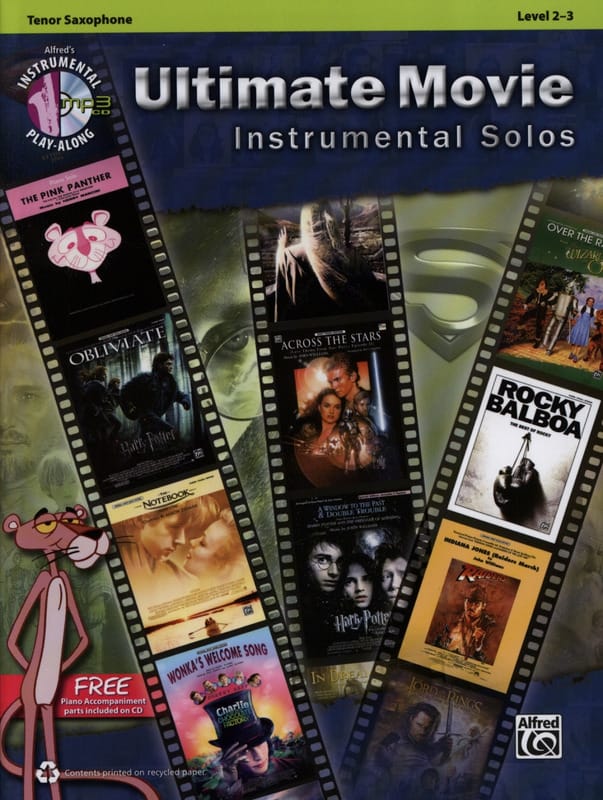 Ultimate movie - Instrumental solos Partition Saxophone