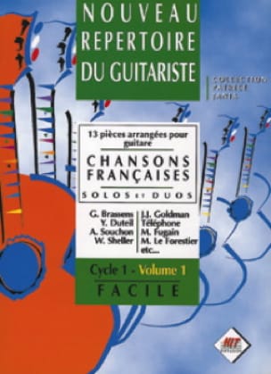 Nouveau Repertoire du Guitariste Volume 1 - Chansons Françaises - 