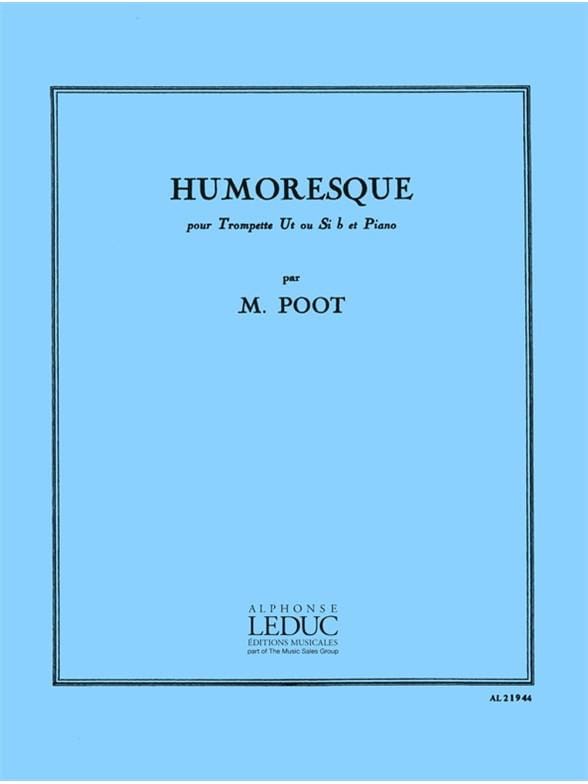 Humoresque Marcel Poot Partition Trompette