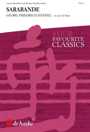 Sarabande HAENDEL Partition ENSEMBLES, BANDS
