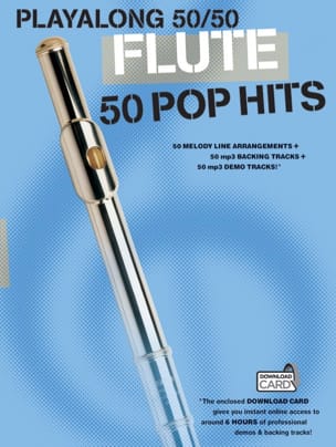 Playalong 50/50 - Flute - 50 pop hits Partition Flûte traversière