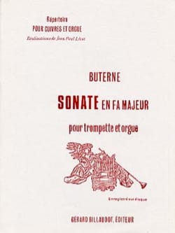 Sonate En Fa Majeur Jean-Baptiste Buterne Partition Trompette