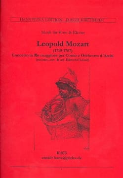 Concerto In Re Maggiore. Cor Leopold Mozart Partition Cor