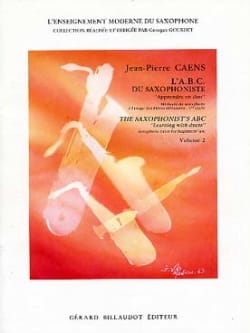 L' A.B.C. du Saxophoniste Volume 2 - Jean-Pierre Caens - Partition
