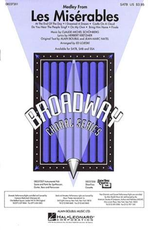 Alain et Schönberg Claude-Michel Boublil - Les Misérables (Choral Medley) - Partition - di-arezzo.fr