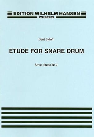 Arhus Etude N° 9 Bent Lylloff Partition Caisse-claire