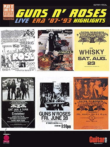 Live Era '87-'93 Highlights - Guns N' Roses - Partition - Pop / Rock