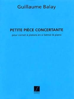 Petite Pièce Concertante Guillaume Balay Partition Trompette