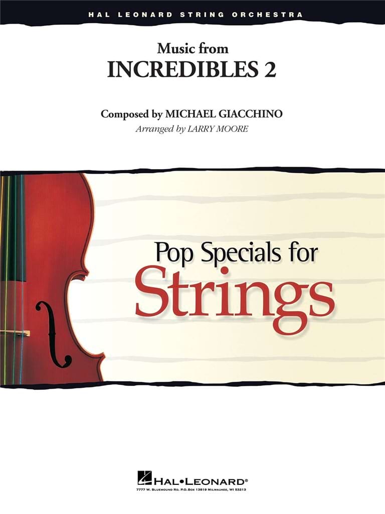 Music from Incredibles 2 Partition