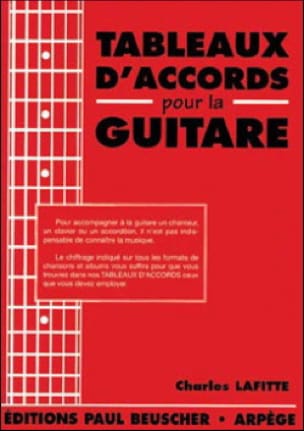 Tableaux D' Accords Pour la Guitare Charles Lafitte Partition Guitare