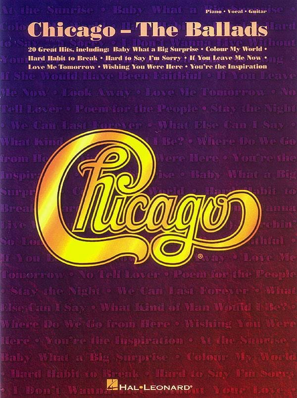The Ballads - Chicago - Partition - Pop / Rock