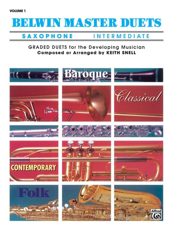 Belwin Master Duets Intermediate Volume 1 Partition Saxophone
