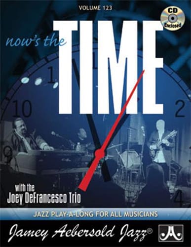 Volume 123 - Now's The Time METHODE AEBERSOLD Partition Jazz