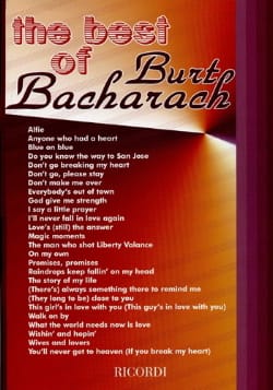 The Best Of Burt Bacharach Burt Bacharach Partition Jazz