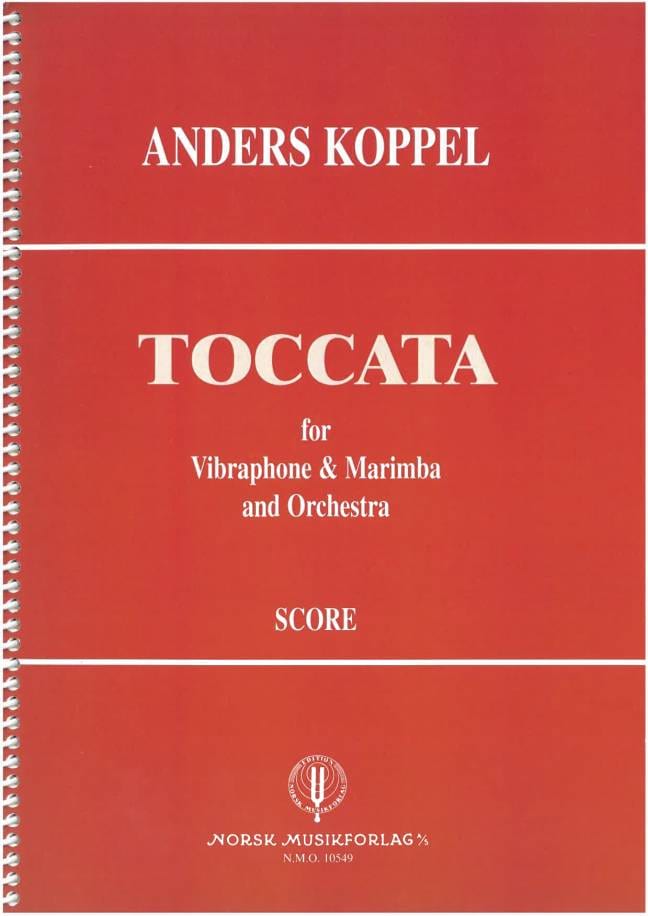 Toccata - Score Anders Koppel Partition Grand format