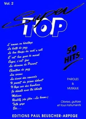 Super top volume 2 - 50 Hits Partition Chanson française