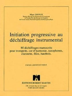 Initiation Progressive Au Déchiffrage Marc Dijoux Partition Trompette