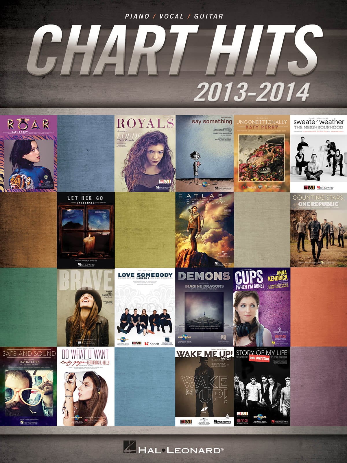 Chart hits of 2013-2014 Partition Pop / Rock