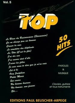 Super top volume 5 - 50 Hits Partition Chanson française