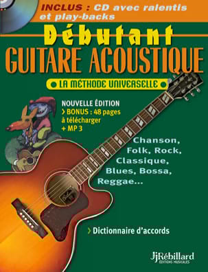 Débutant guitare acoustique Jean-Jacques Rébillard Partition Guitare