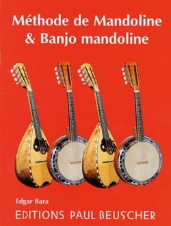 Méthode de Mandoline & Banjo Mandoline Edgar Bara Partition Mandoline